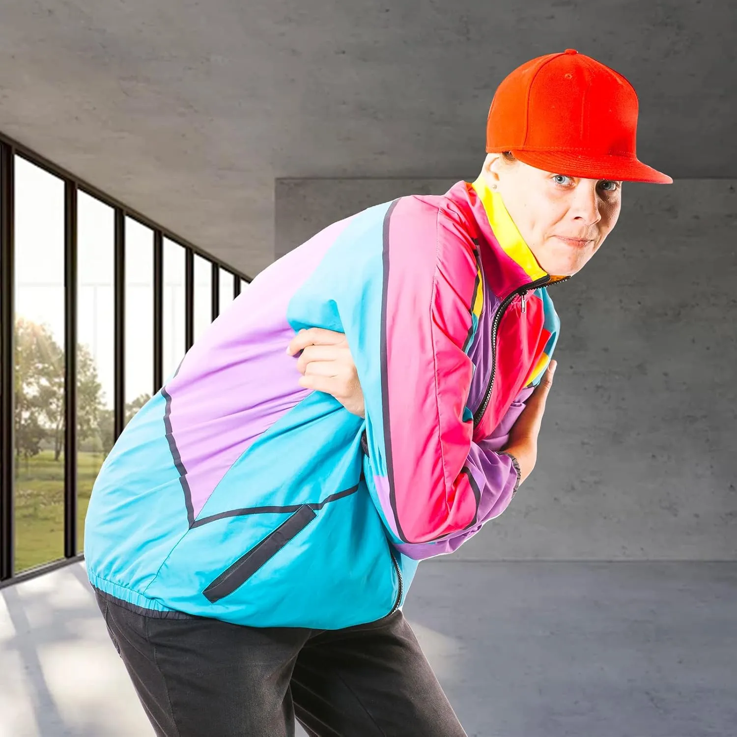 Funny Guy Mugs 80s & 90s Retro Windbreaker