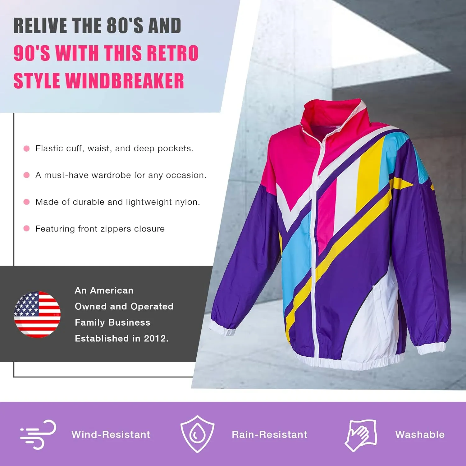 Funny Guy Mugs 80s & 90s Retro Windbreaker