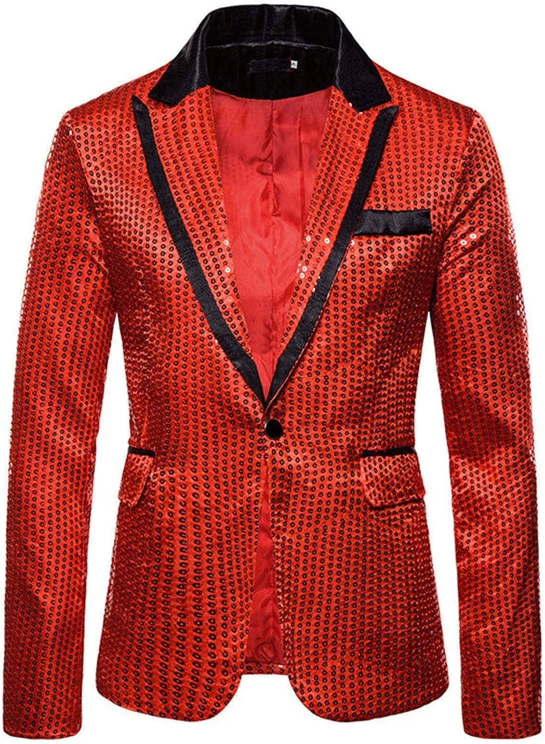 Glitter Suit Jacket for Men Gold Sequin Jacket Kids Blazer for Men Blue Mens Sport Coats and Blazers Big and Tall 5XL