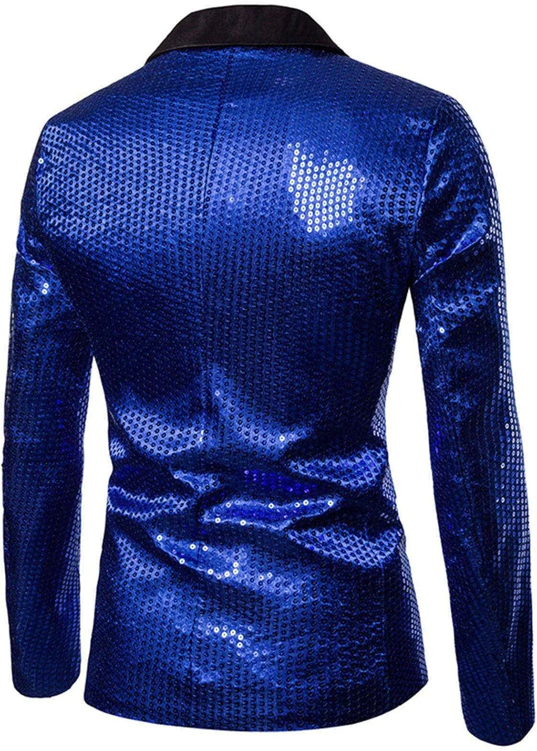 Glitter Suit Jacket for Men Gold Sequin Jacket Kids Blazer for Men Blue Mens Sport Coats and Blazers Big and Tall 5XL