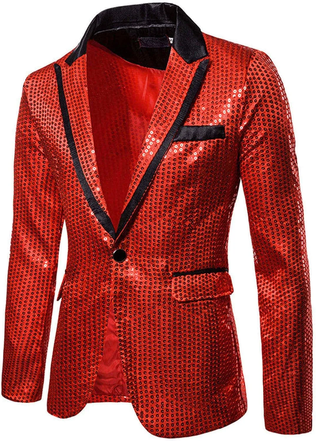 Glitter Suit Jacket for Men Gold Sequin Jacket Kids Blazer for Men Blue Mens Sport Coats and Blazers Big and Tall 5XL