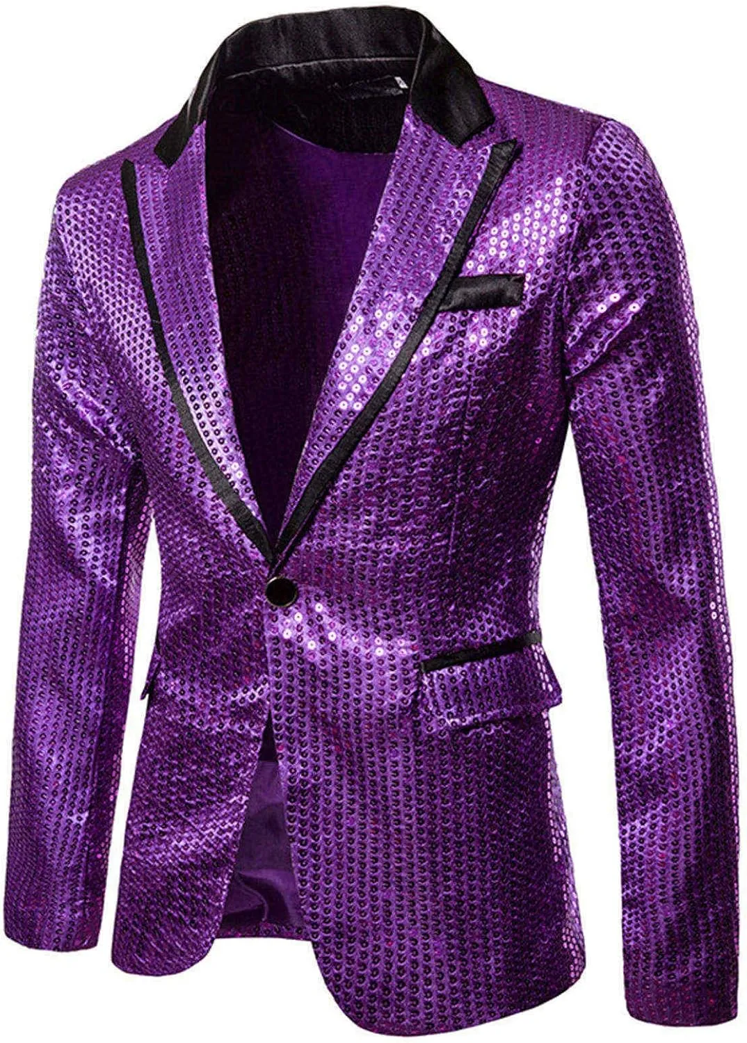 Glitter Suit Jacket for Men Gold Sequin Jacket Kids Blazer for Men Blue Mens Sport Coats and Blazers Big and Tall 5XL