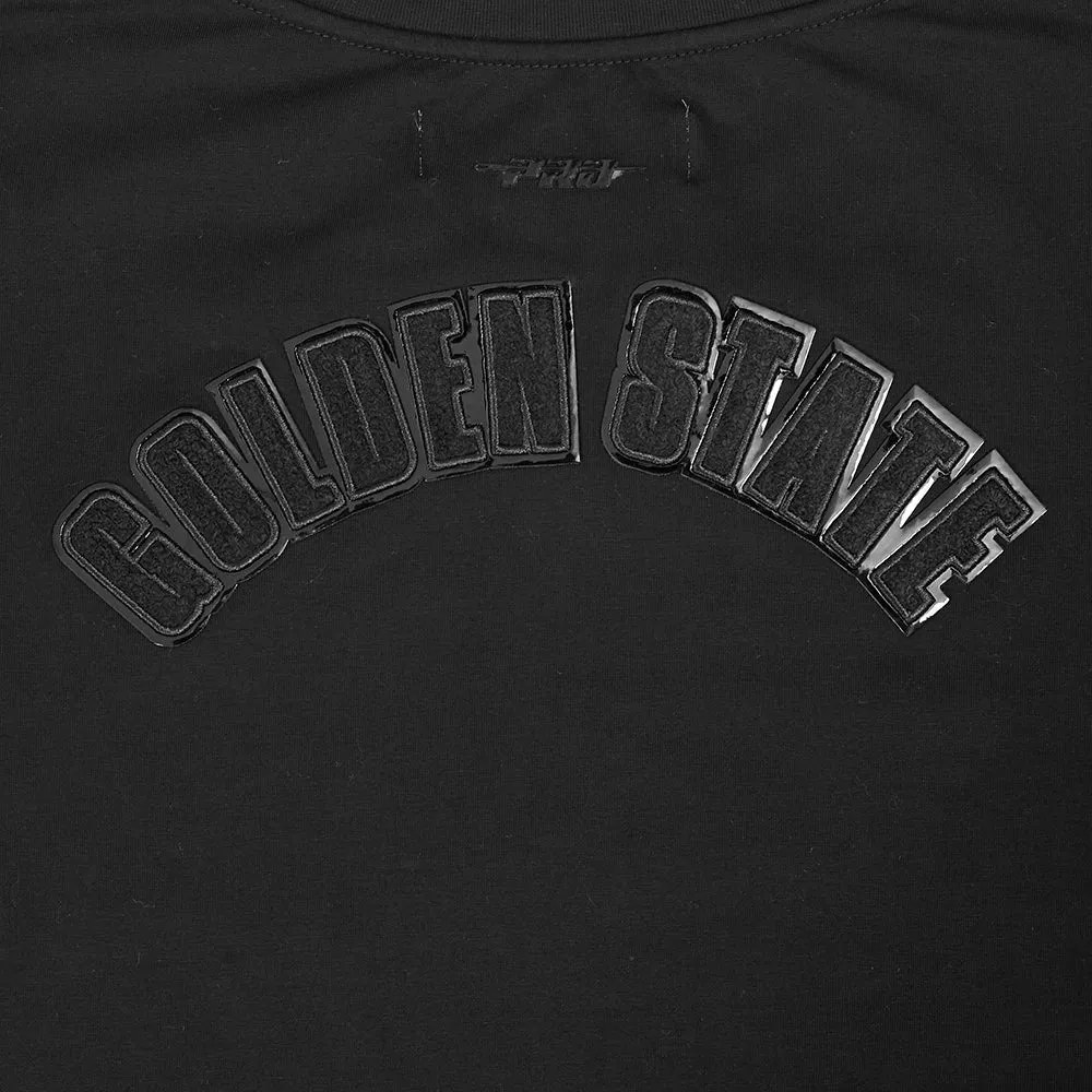 GOLDEN STATE WARRIORS TRIPLE BLACK WOMEN'S SJ BOXY TEE (TRIPLE BLACK WOMEN'S)