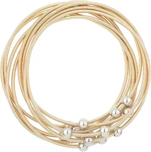 Guitar String Bracelets for Women,Bracelet Stack,Link Bracelets, Gold Strand Bracelets,Boho Bracelets,Guitar Set