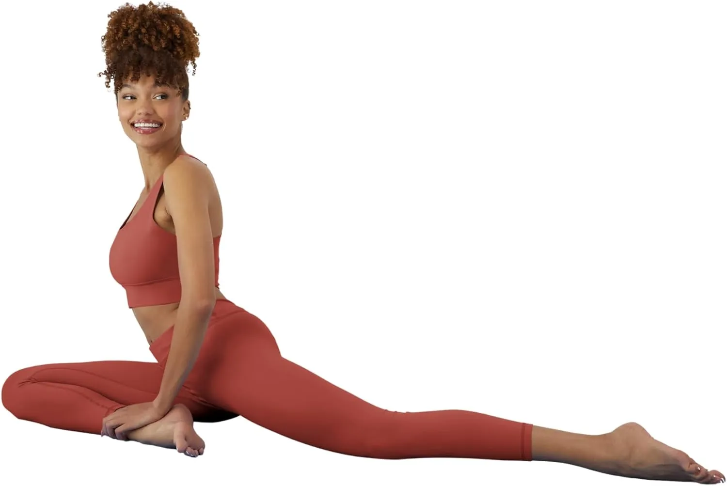 Hanes Women's Moves 7/8, Soft Moisture-Wicking Leggings with Internal Pocket, 25"