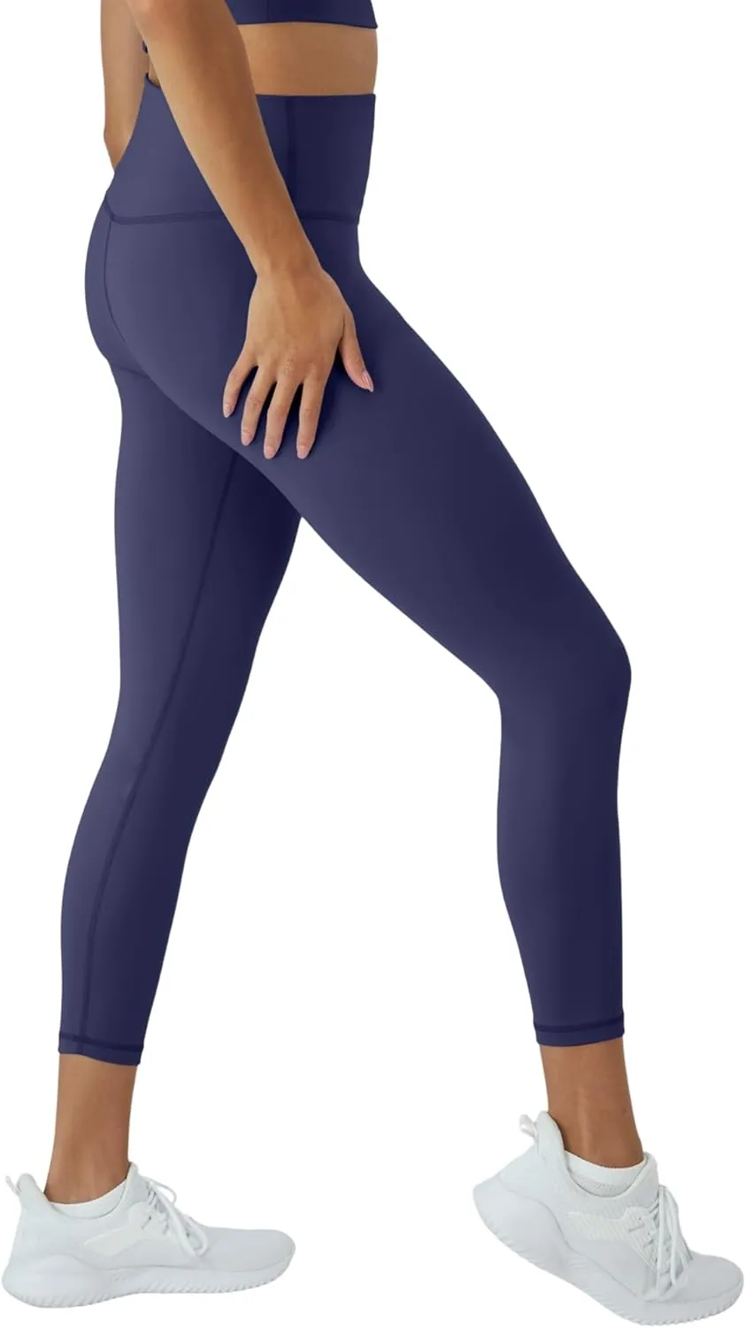 Hanes Women's Moves 7/8, Soft Moisture-Wicking Leggings with Internal Pocket, 25"