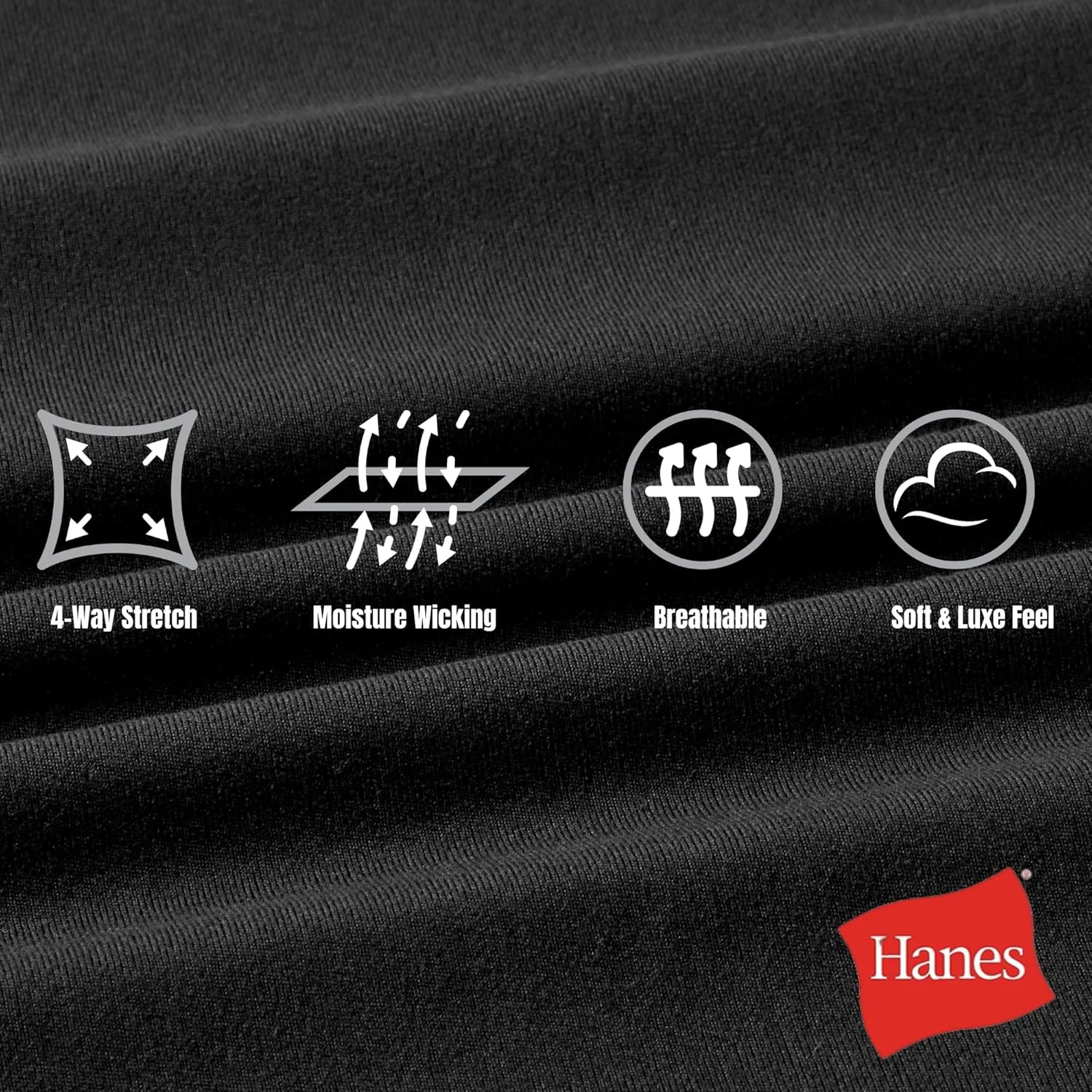 Hanes Women's Moves 7/8, Soft Moisture-Wicking Leggings with Internal Pocket, 25"