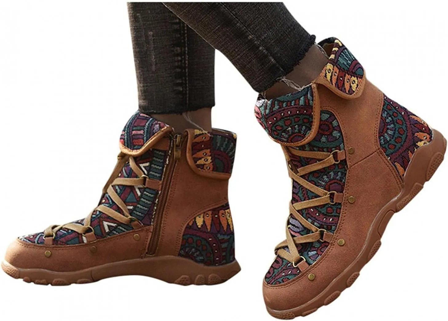 Hbeylia Dress Boots For Women Ladies Black Fashion Casual Suede Chunky Block Low Heels Ankle Booties With Back Zipper Comfortable Anti Slip Mid Calf Short Boots For Bride Wedding Party Favor