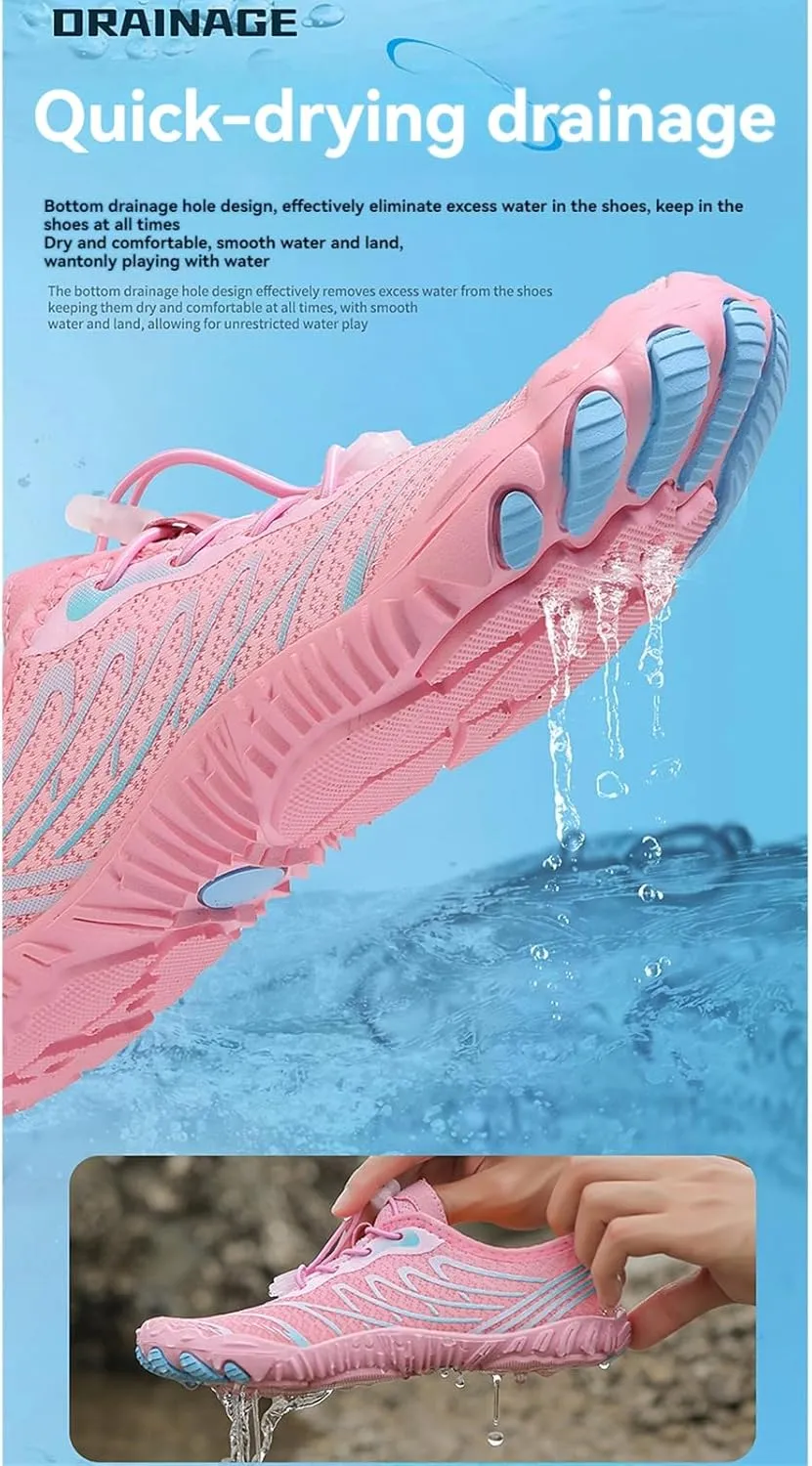 Hike Barefoot Shoes Footwear Women Men Pro Barefoot Shoes Wide Toe Box Athletic Hiking Shoes, Breathable Non-Slip Quick Dry Trail Running Shoes