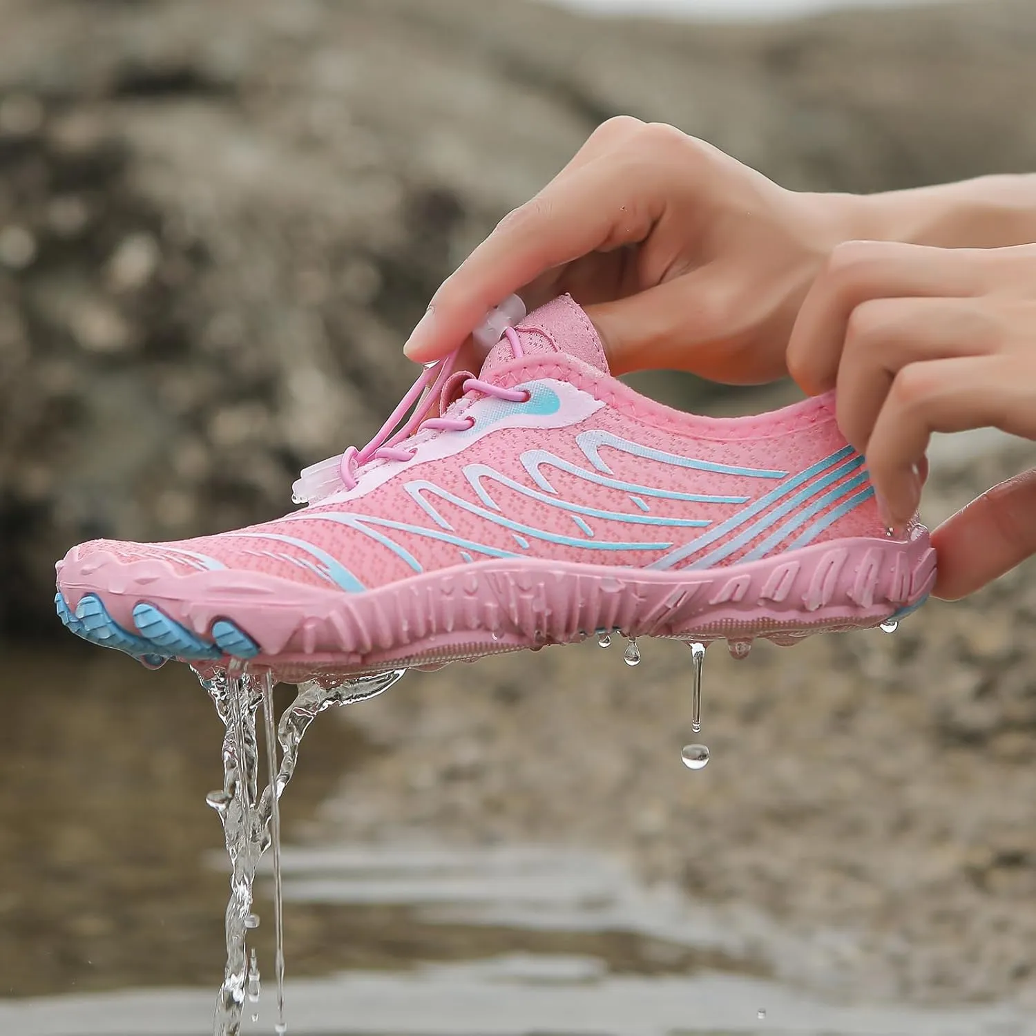 Hike Barefoot Shoes Footwear Women Men Pro Barefoot Shoes Wide Toe Box Athletic Hiking Shoes, Breathable Non-Slip Quick Dry Trail Running Shoes