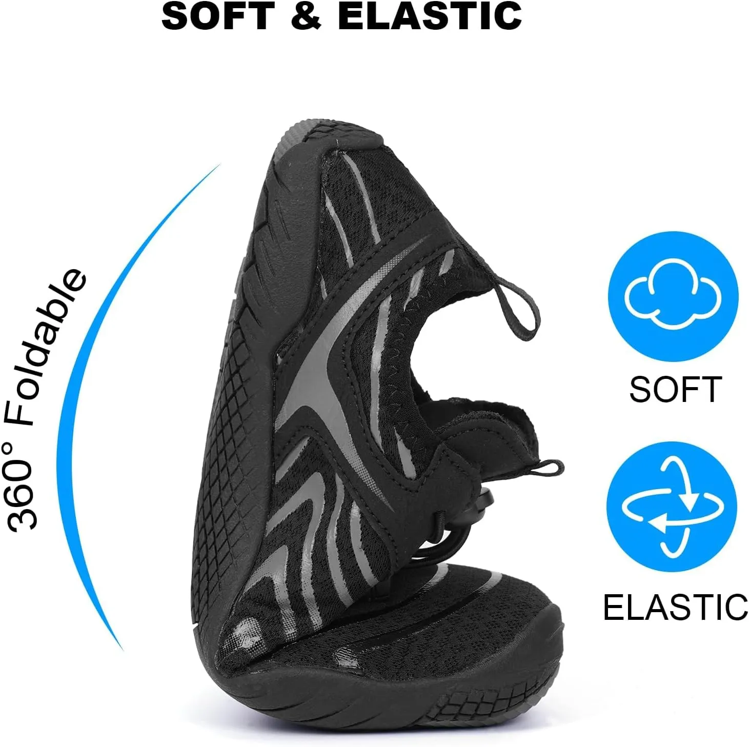 Hike Barefoot Shoes for Women Men Footwear Pro Bare Foot Shoes Wide Toe Box, Healthy & Non-Slip Trail Running Shoes, Breathable Beach Pool Swim Surf Hiking Shoes