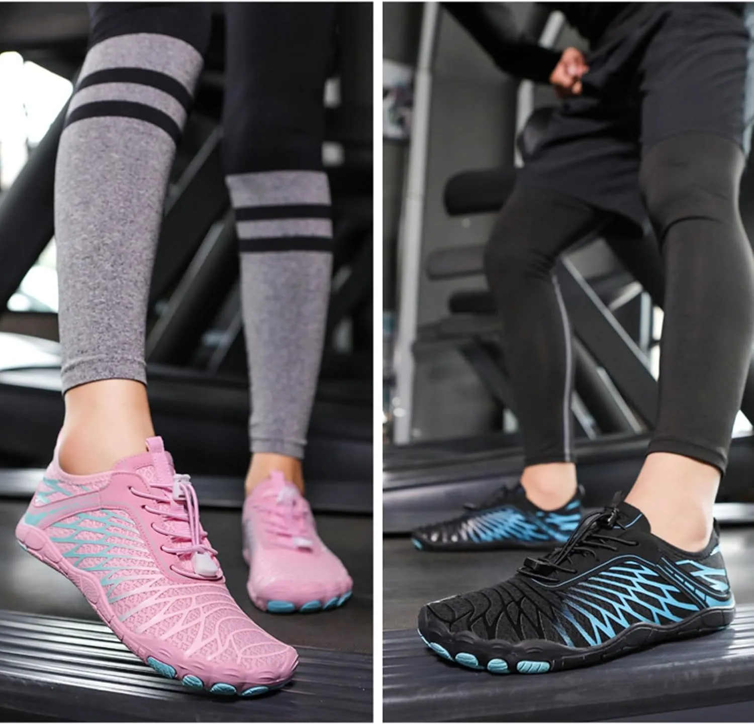 Hike Barefoot Shoes for Women Men Wide Toe Box Pro Footwear Barefoot Shoes Womens Breathable & Non Slip Lightweight Athletic Hiking Walking Shoes
