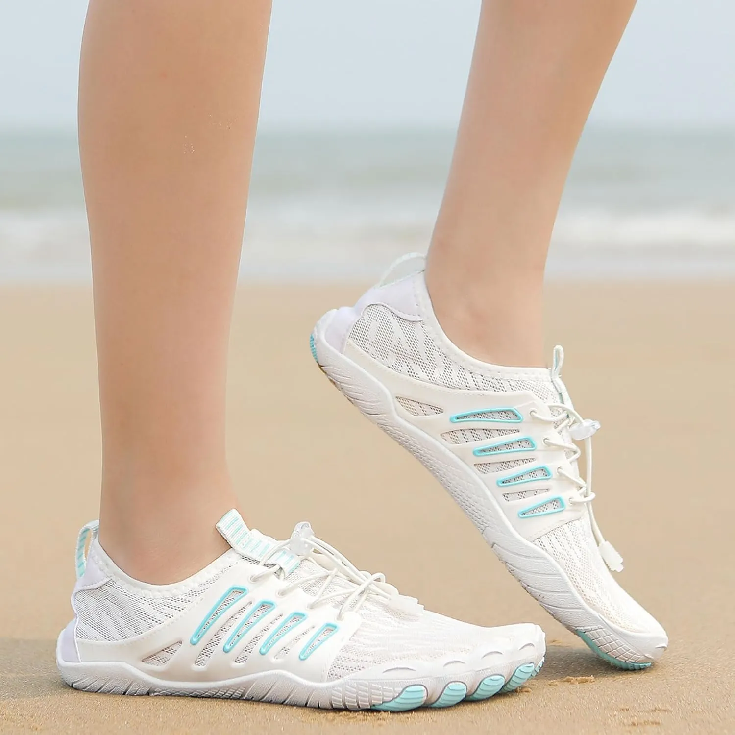 Hike Barefoot Shoes for Womens Mens Footwear, Pro Barefoot Shoes with Wide Toe Box Healthy & Non-Slip, Breathable Trail Running Shoes, Beach Pool Swim Surf Hiking Walking Shoes