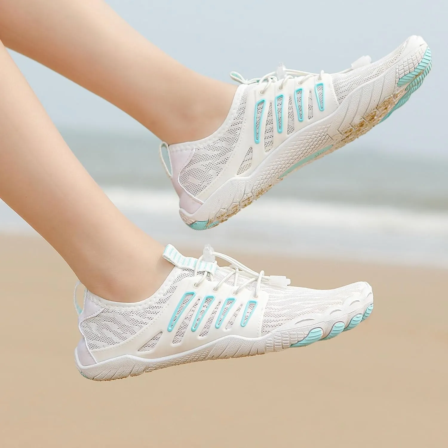 Hike Barefoot Shoes for Womens Mens Footwear, Pro Barefoot Shoes with Wide Toe Box Healthy & Non-Slip, Breathable Trail Running Shoes, Beach Pool Swim Surf Hiking Walking Shoes