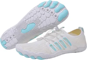 Hike Barefoot Shoes for Womens Mens Footwear, Pro Barefoot Shoes with Wide Toe Box Healthy & Non-Slip, Breathable Trail Running Shoes, Beach Pool Swim Surf Hiking Walking Shoes