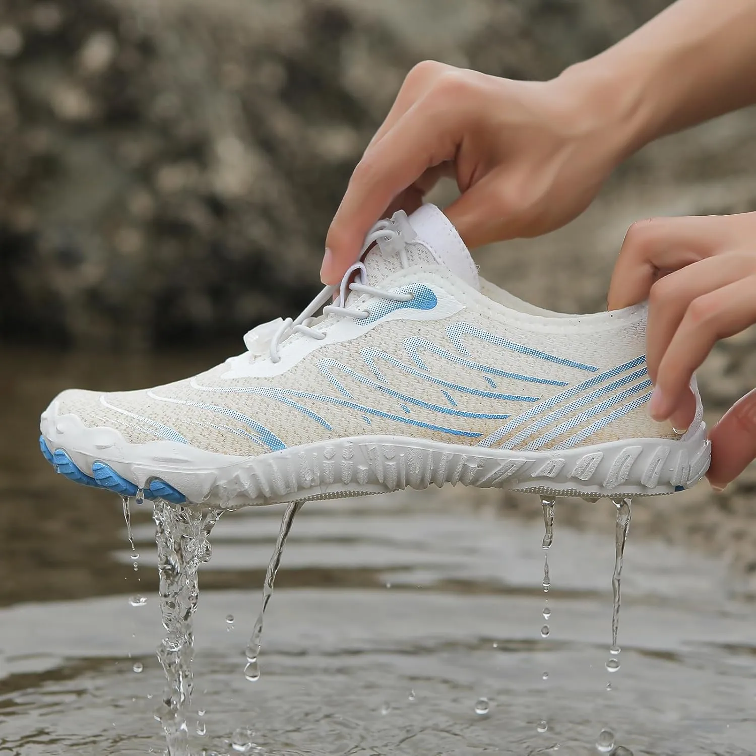 Hike Barefoot Shoes Womens Mens Footwear Pro Barefoot Shoes with Wide Toe Box Trail Running Shoes, Healthy Non-Slip Quick Dry Athletic Hiking Shoes