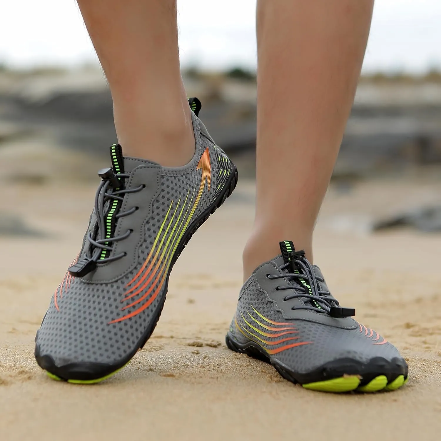 Hiking Barefoot Shoes for Women Men, Wide Toe Box, Beach Pool Aqua Swim Surf Walking Shoe, Healthy and Non-Slip Breathable Water Resistant