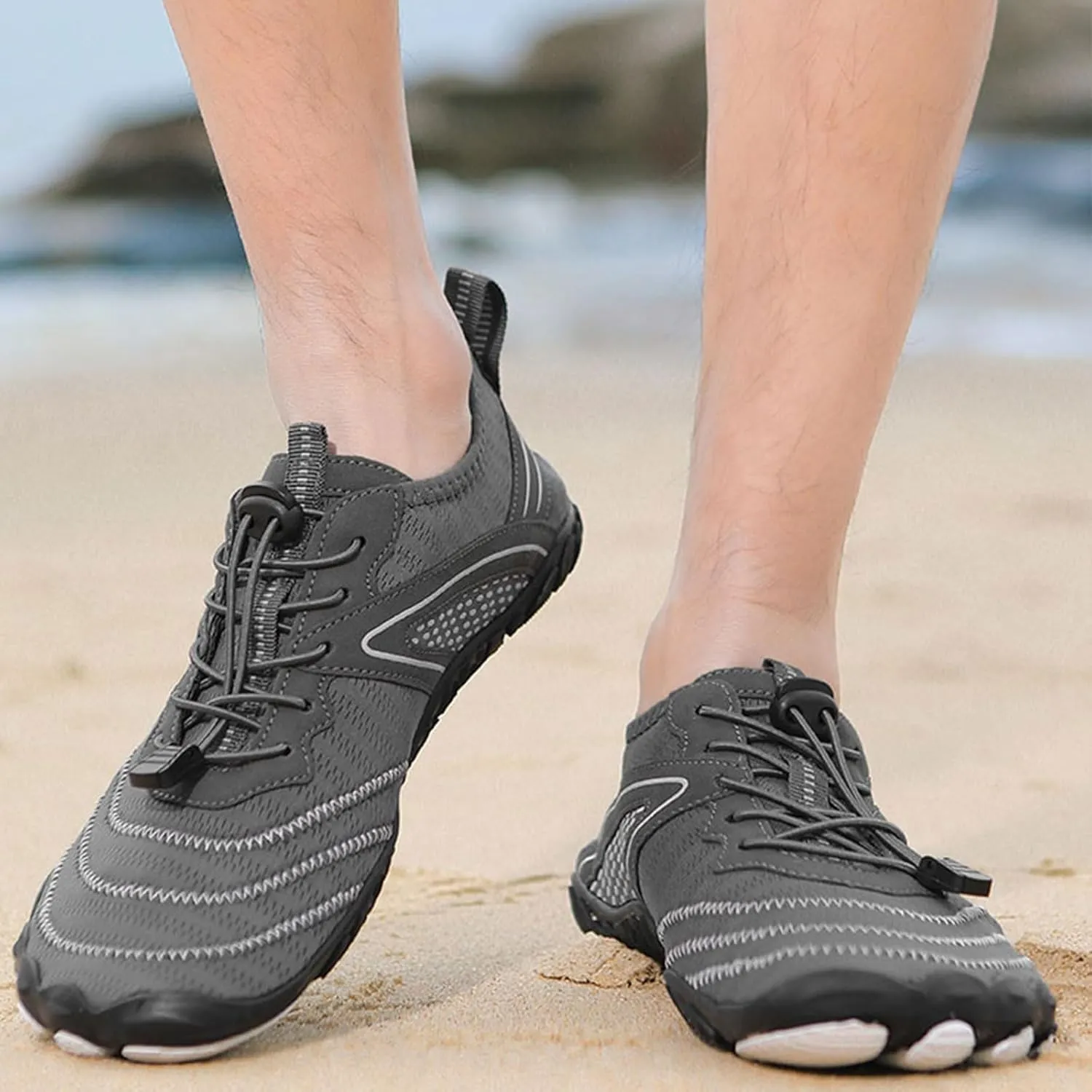 Hiking Footwear Barefoot Womens Shoes Non-Slip Outdoor Unisex Grounded Footwear Barefoot Shoes for Neuropathy Water Pro Barefoot Shoes Athletic Wide Toe Box Sneakers,Quick Dry,Waterproof,Beach