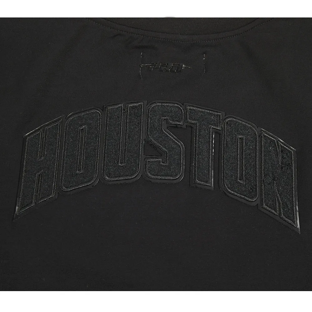 HOUSTON ROCKETS TRIPLE BLACK WOMEN'S SJ BOXY TEE (TRIPLE BLACK WOMEN'S)