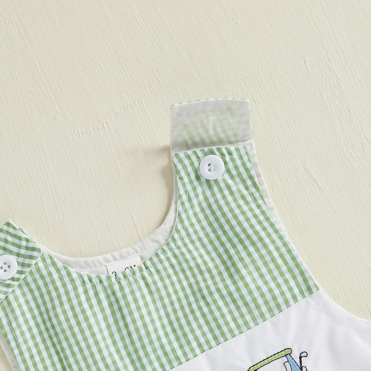 Infant Baby Boy Girl Golf Overalls Outfit Sleeveless Plaid Romper Straps Jumpsuit One Piece Playsuit Casual Clothes