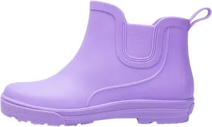 IWIHMIV Rubber Rain Boots Women Ankle Rain Boots for Women Comfort Waterproof Rain Boots Short Rainboots Shoes Lightweight Outdoor Boots