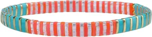 KELITCH Tila Beads Stretch Bracelets Wrap Friendship Bracelets Women Beach Bracelets