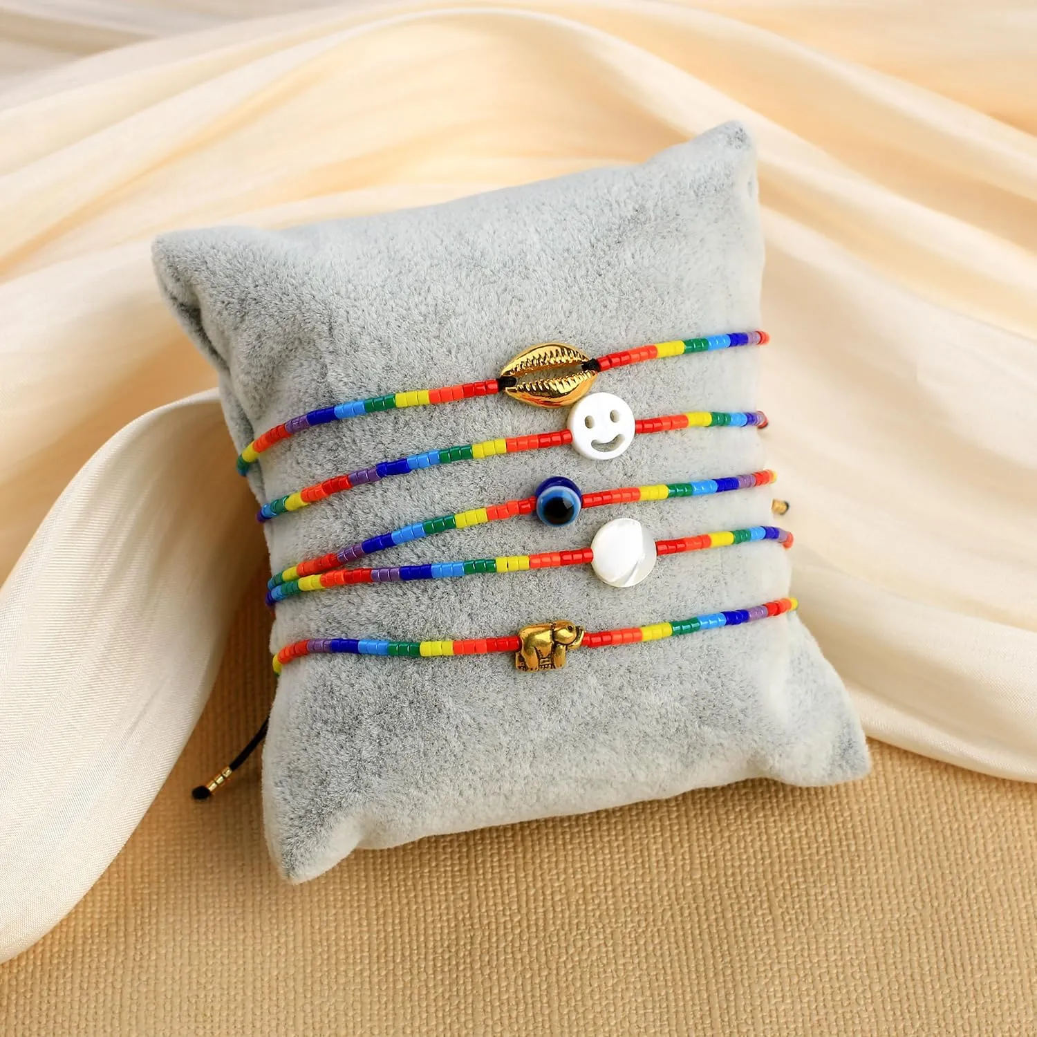 KELITCH Women Friendship Bracelets Adjustable Bracelet Miyuki Crystal Bracelets Bohemian Bracelets New