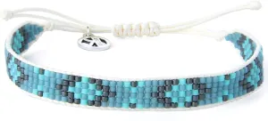 KELITCH Women Friendship Bracelets Wax Rope Bracelets Handmade Multi-Pattern Pearl Bracelets