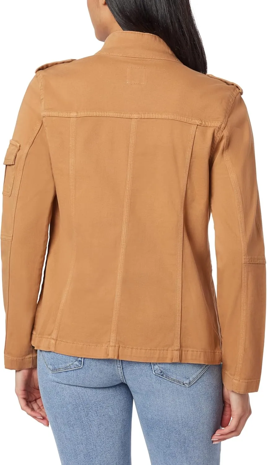 kensie Jeans for Women Lightweight Zip-Up Utility Jackets Transitional Jackets for Fall and Spring