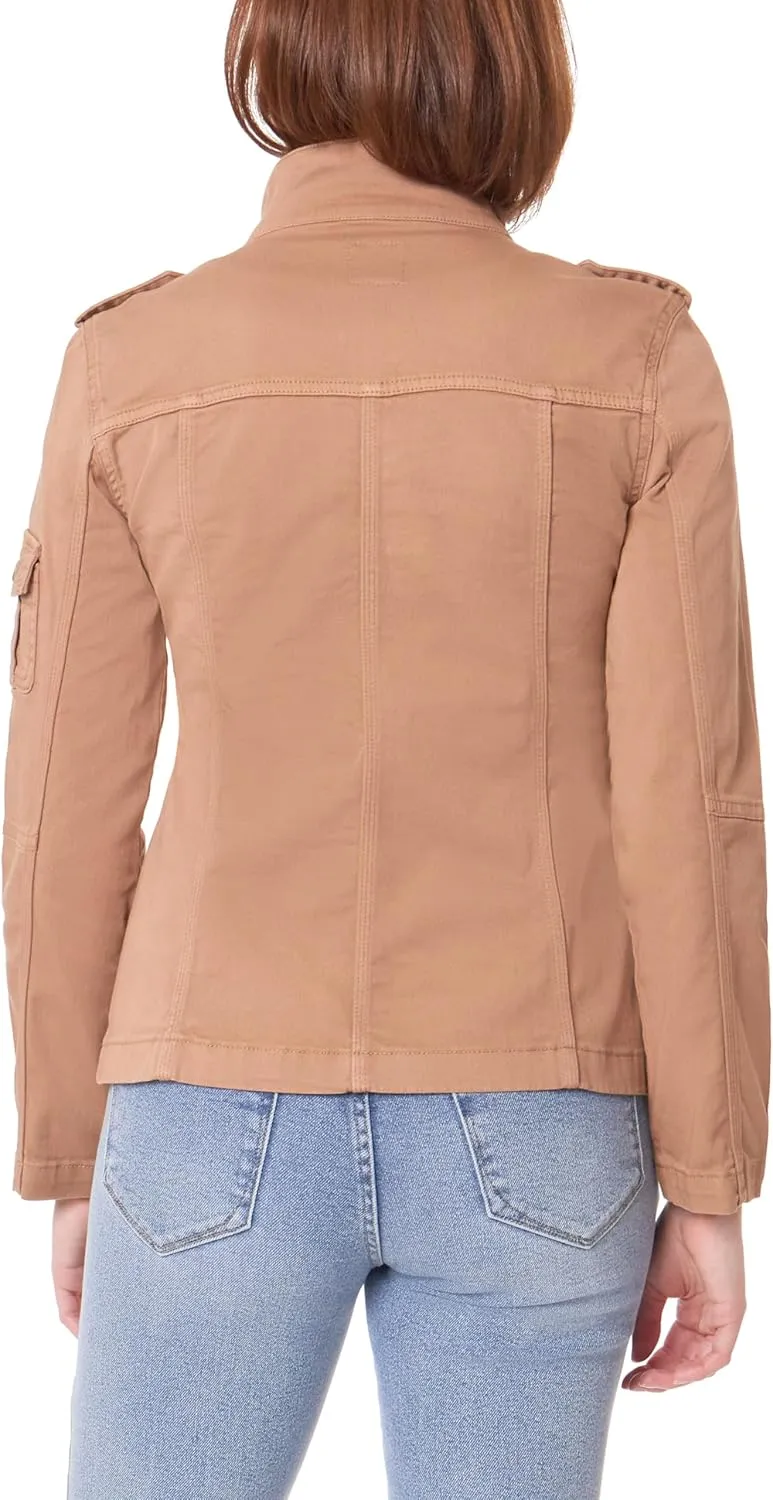 kensie Jeans for Women Lightweight Zip-Up Utility Jackets Transitional Jackets for Fall and Spring