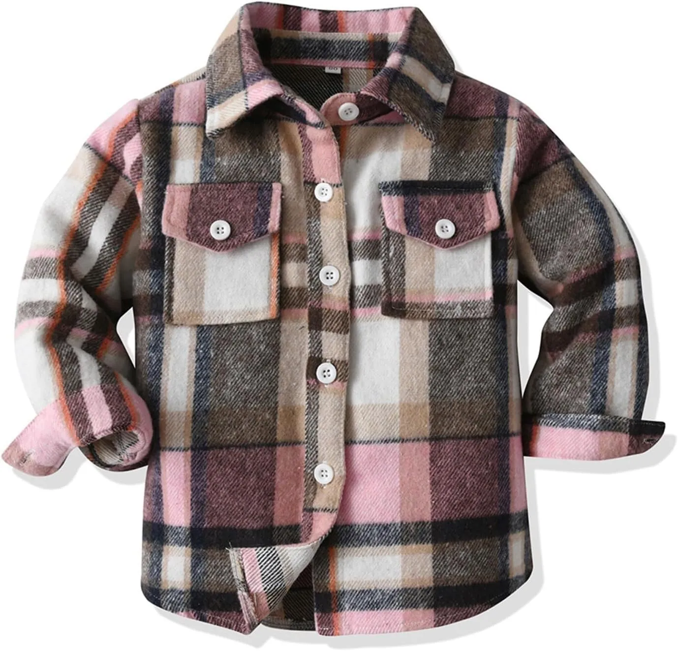 Kids Baby Boy Girls Hoodie Plaid Flannel Hooded Jacket Long Sleeve T-Shirt Tops Kid Clothes Fall Winter Clothes Outfits