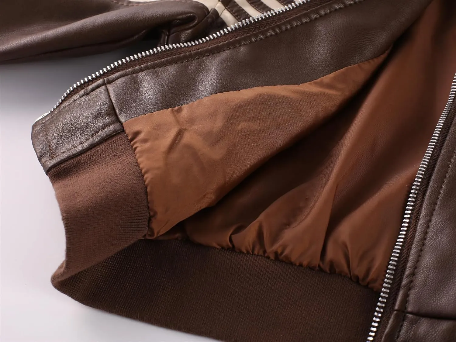 Kids PU Leather Flight Bomber Aviator Jackets Boys Motorcycle Biker Leather Jackets Coat For 3-14Years