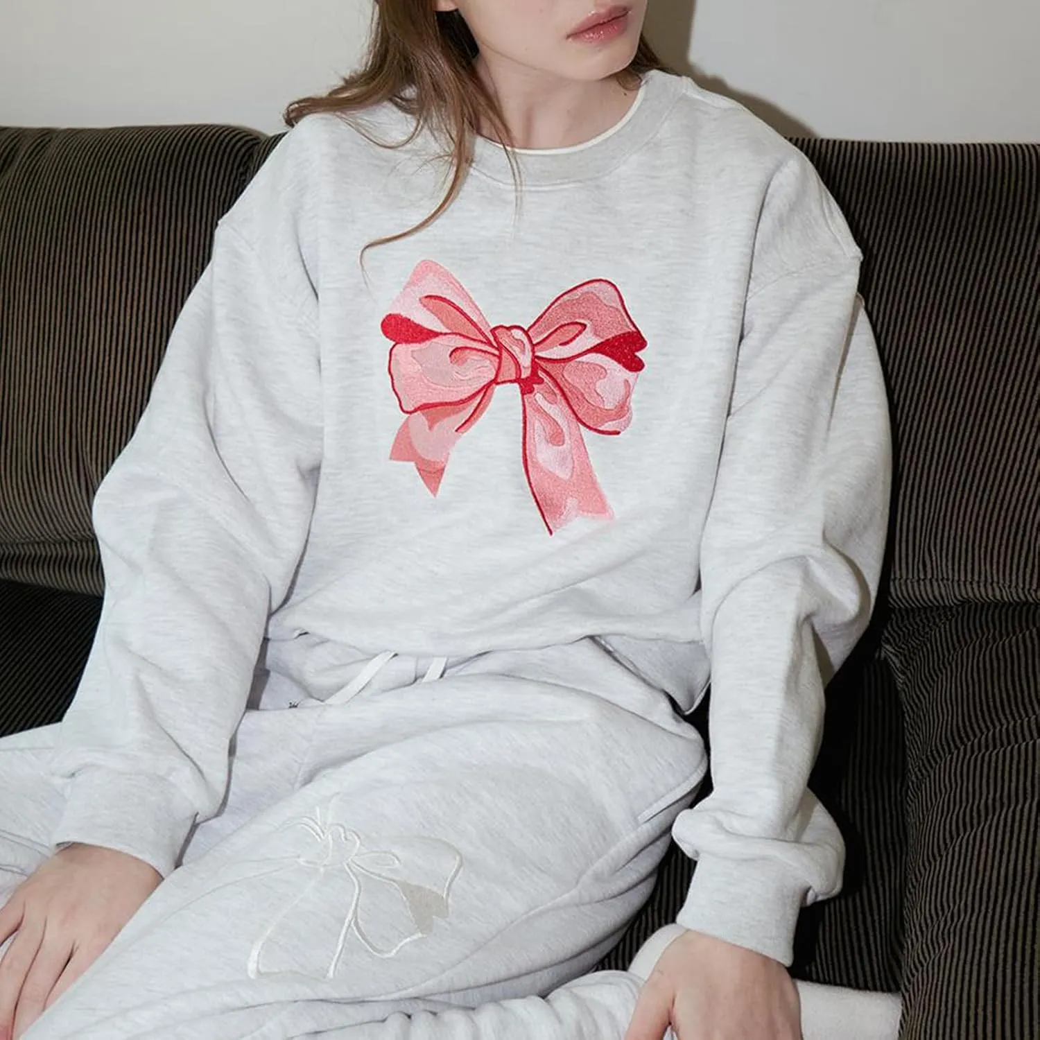 KOSUSANILL Womens Oversized Crewneck Sweatshirt Cute Graphic Lemon Streetwear Y2k Pullover Vintage Aesthetic Hoodie Shirt Top