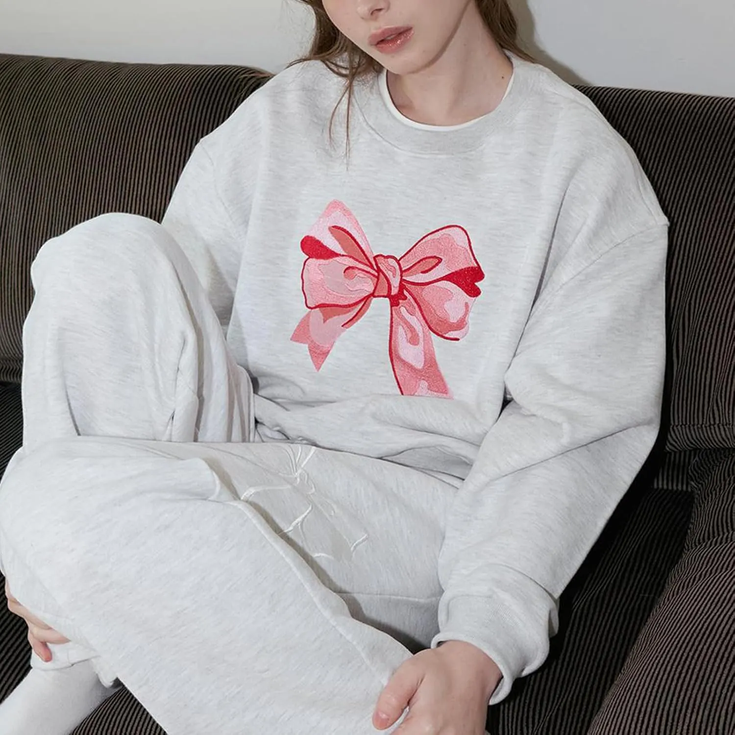 KOSUSANILL Womens Oversized Crewneck Sweatshirt Cute Graphic Lemon Streetwear Y2k Pullover Vintage Aesthetic Hoodie Shirt Top