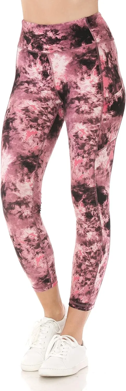 Leggings Depot High Waist 7/8 Leggings for Women Workout Yoga Pants with Pockets