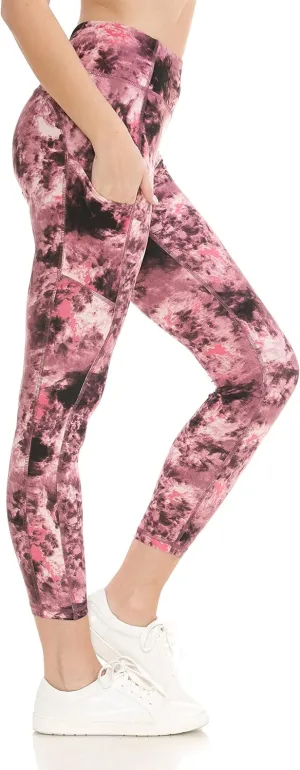Leggings Depot High Waist 7/8 Leggings for Women Workout Yoga Pants with Pockets