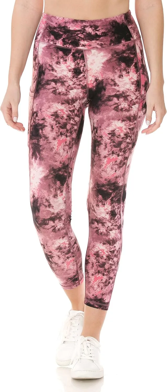 Leggings Depot High Waist 7/8 Leggings for Women Workout Yoga Pants with Pockets