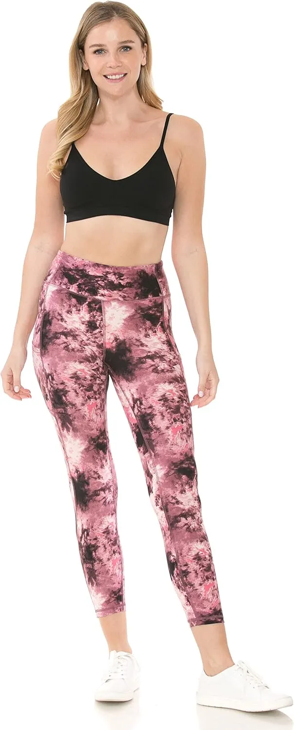 Leggings Depot High Waist 7/8 Leggings for Women Workout Yoga Pants with Pockets