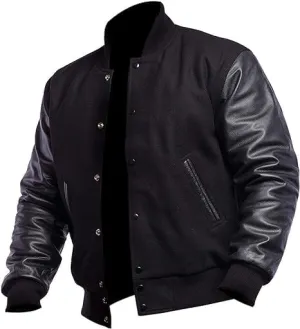 Letterman Varsity Jackets for Men, Baseball Bomber Jackets, High School Letterman Jackets, Warm Wool Outerwear