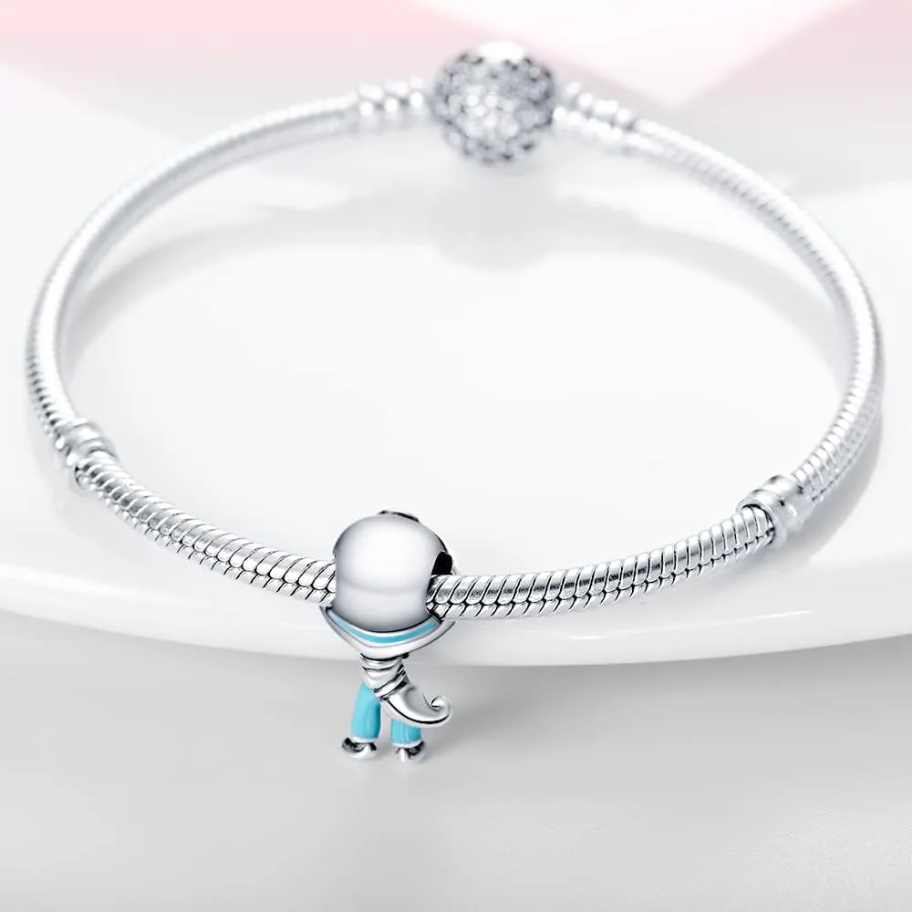 LIGHTDOG 925 Sterling Silver Charms for Bracelets Necklaces Dangle Pendants Beads Charms Fits Pandora Charms Bracelets Jewelry Holidays Gift for Women