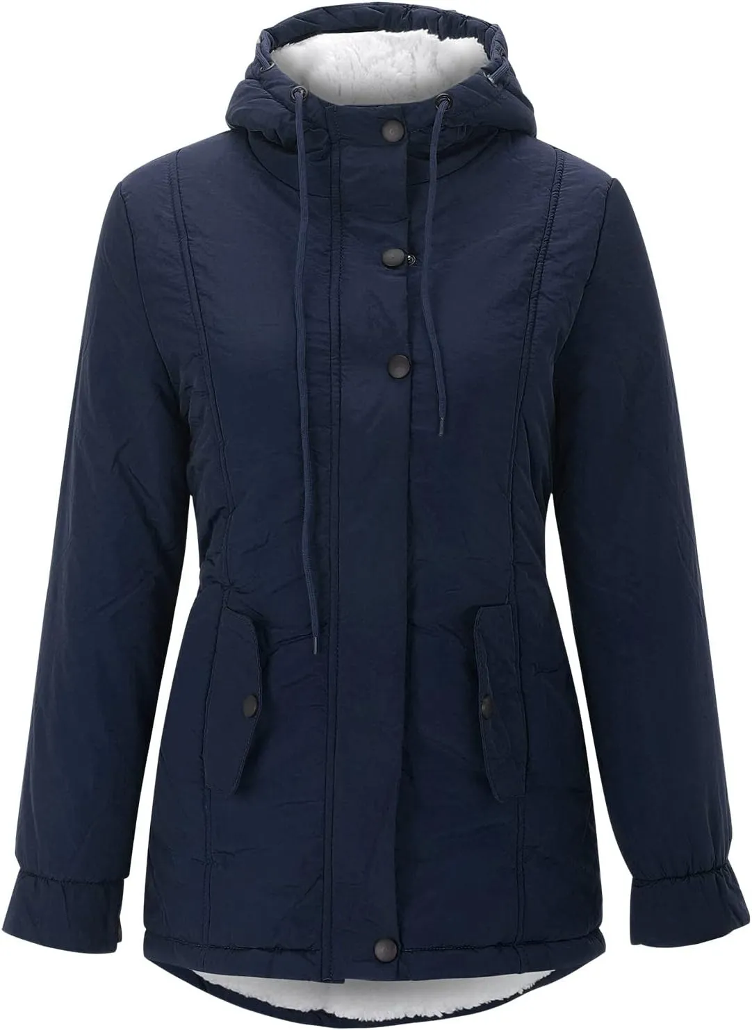 Lined Thick Women's Trench Warm Winter ' Hooded Overcoat Coat Outwear Women's Coat Us Leather Jacket