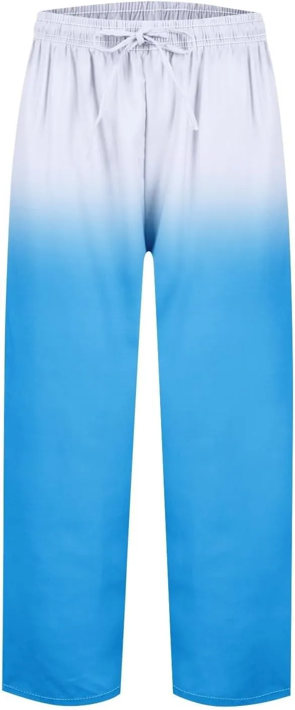 Linen Pants Women Petite 2025 Drawstring Pants Capri Pants 2025 Pants with Pockets Wide Leg Cropped Pants Linen