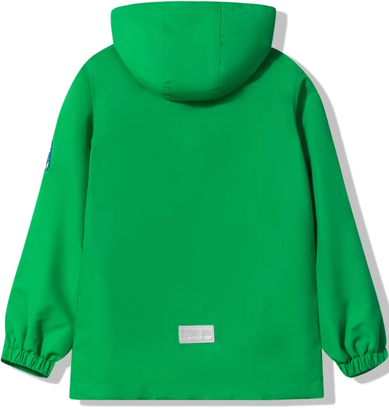 LOKTARC Boys Girls Rain Jacket Kids Lightweight Waterproof Hooded Raincoats Windbreakers