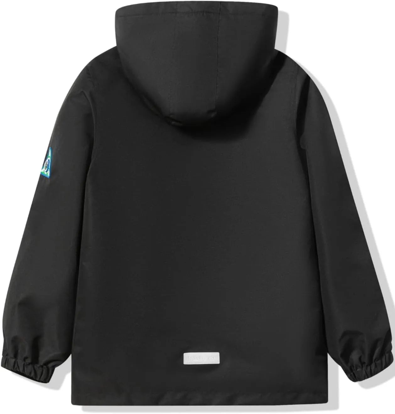LOKTARC Boys Girls Rain Jacket Kids Lightweight Waterproof Hooded Raincoats Windbreakers