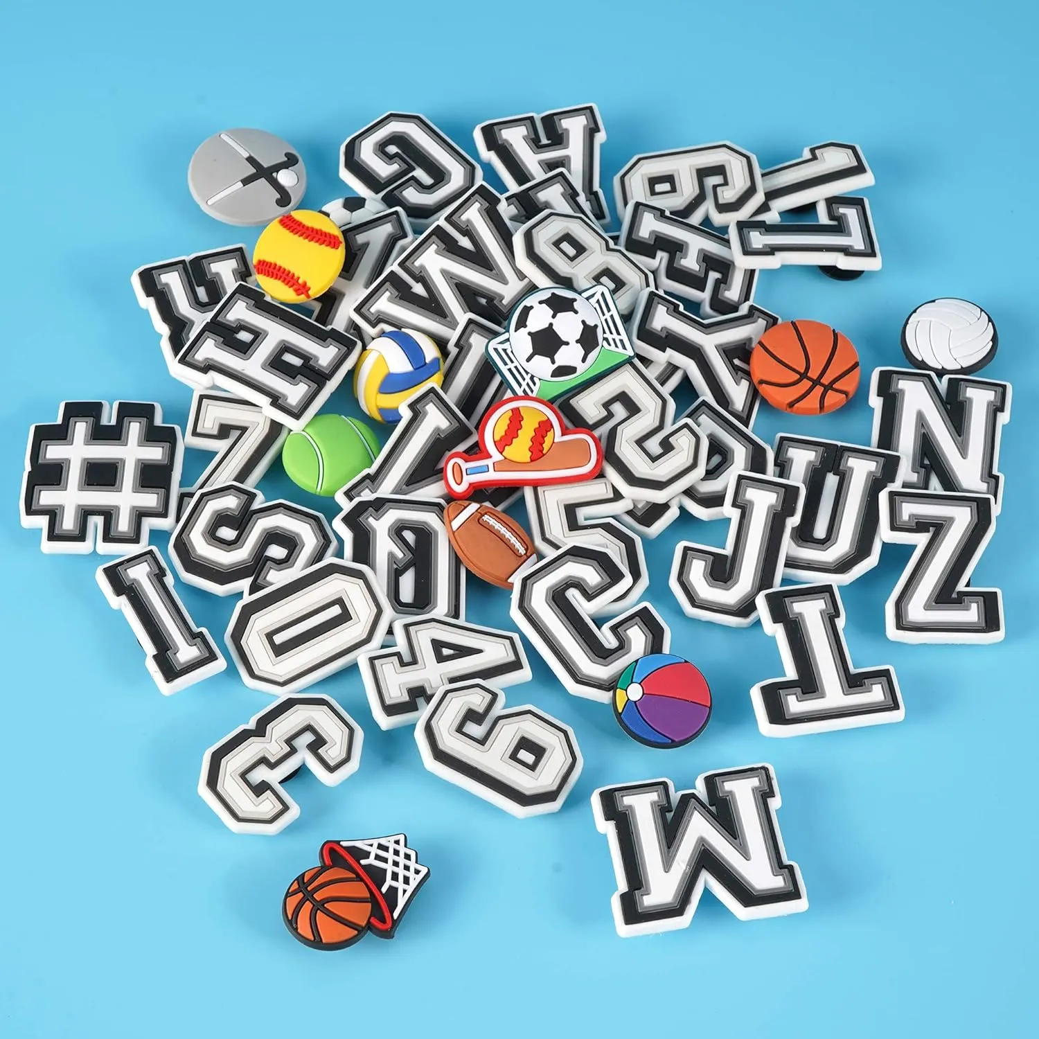 Lot of 30 50 100pcs Random Shoe Charms for Shoes Decoration Charms
