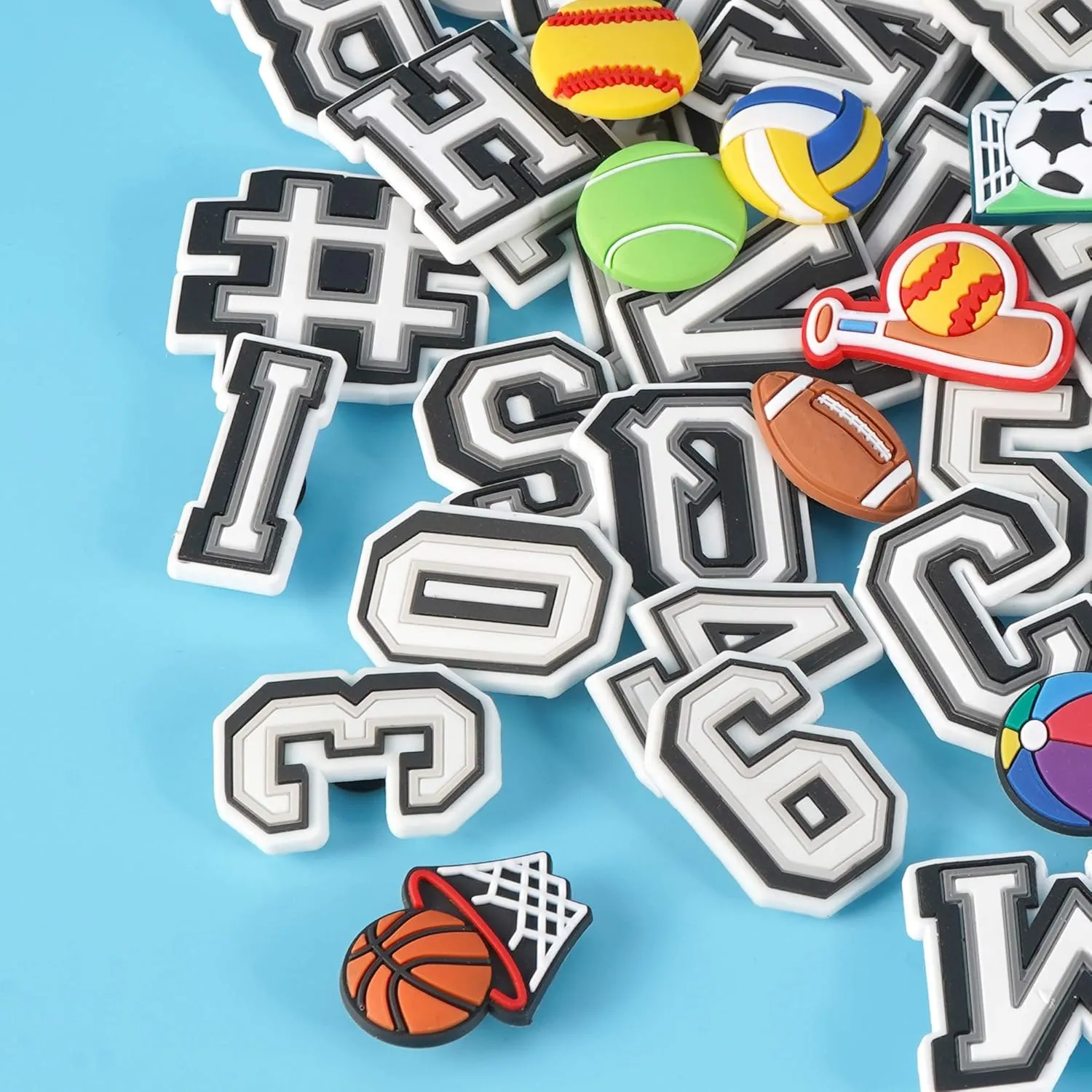 Lot of 30 50 100pcs Random Shoe Charms for Shoes Decoration Charms