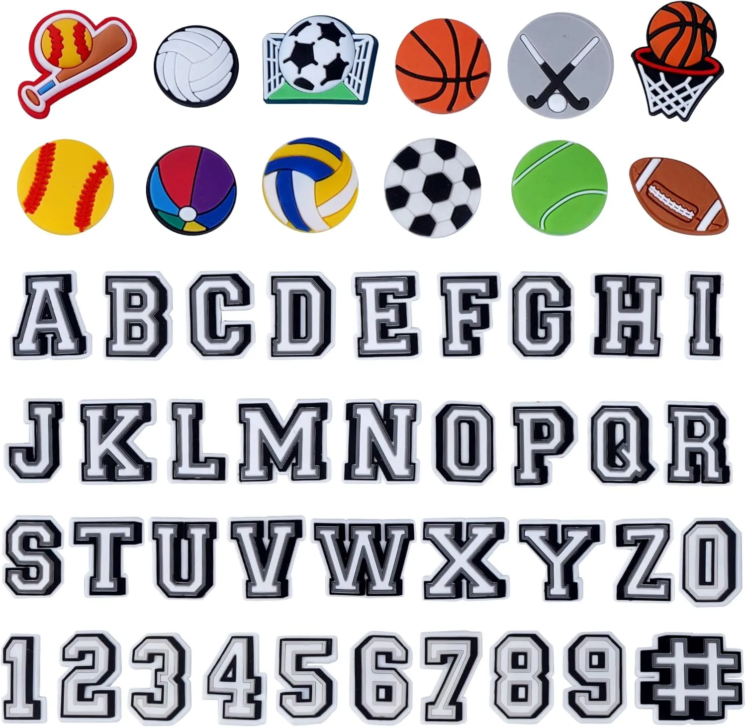 Lot of 30 50 100pcs Random Shoe Charms for Shoes Decoration Charms