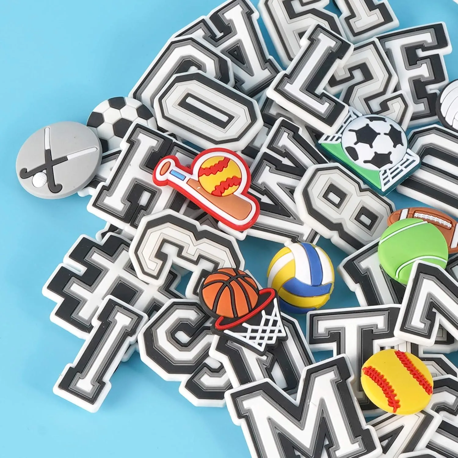 Lot of 30 50 100pcs Random Shoe Charms for Shoes Decoration Charms