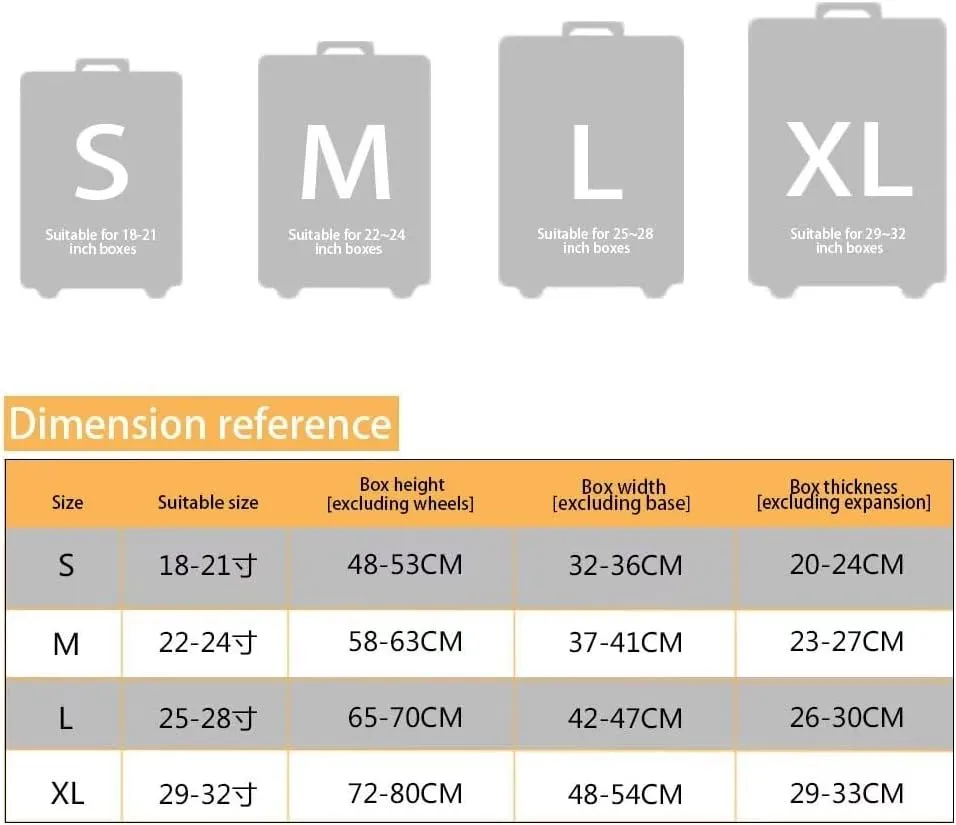 Luggage Cover Avocado Suitcase Cover Protector X-Large Stretch Luggage Cover Suitcase Protector Luggage Sleeve Cover Luggage Covers for Suitcase Foldable for Easy Storage