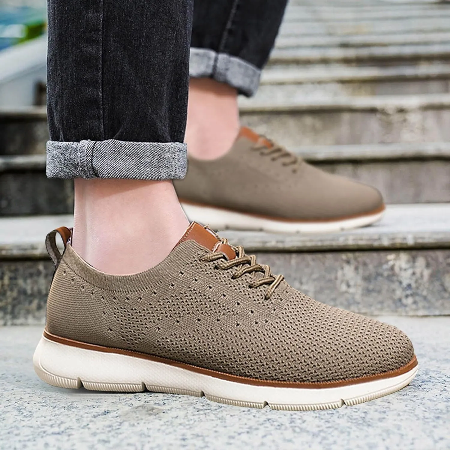 Men Tennis Shoes Men's Non Slip Running Shoes Light Breathable Casual Walking Shoes Sneakers Workout Sports Shoes